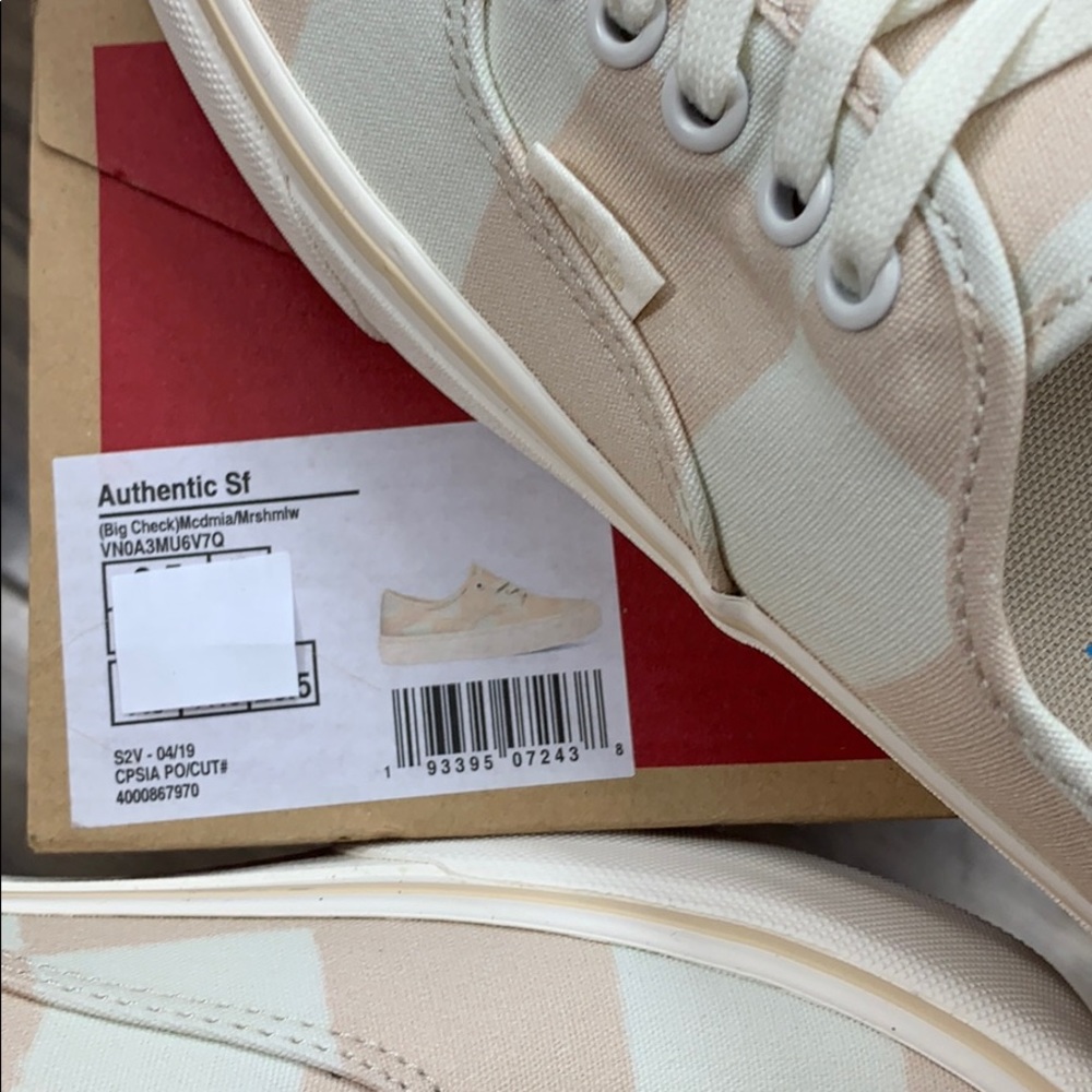 VANS AUTHENTIC SF BIG CHECK Mcdmia/Mrshmlw WMNS - Picture 9 of 16